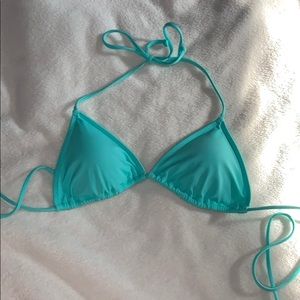 VICTORIA SECRET tie sea foam green bikini top